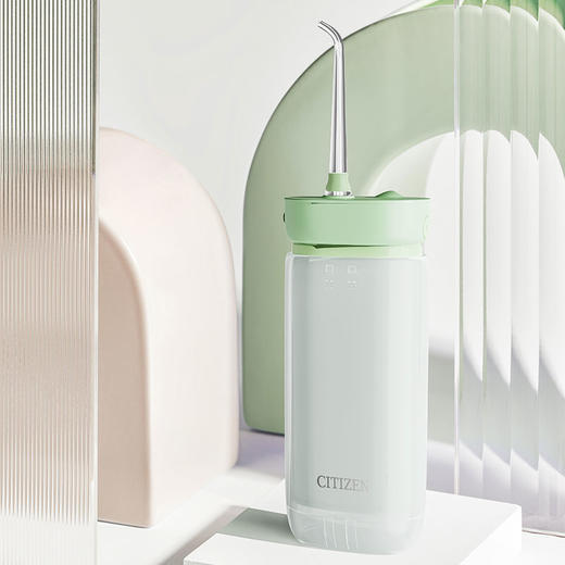 西铁城CITIZEN冲牙器 便携式冲牙器充电款便携式 MR329绿色 商品图2