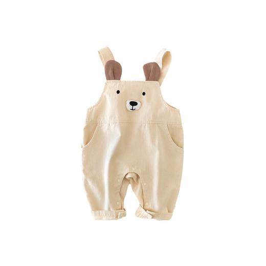 【新生儿卡通背带连体衣】婴儿春季套装宝宝春秋棉质圆领T恤上衣外穿 商品图4