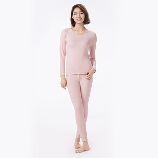 都市丽人保暖衣舒暖套装依翡丝膨体绒中厚女士保暖衣套装LWT1B2 商品图1