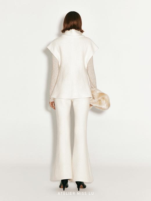 【灰天鹅】抽褶设计弹力高领上衣 商品图2