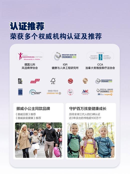 始于1946年 挪威Beckmann权威认证减压书包 双肩背包 从幼儿园到成人多尺寸 多款多色 |百里居 商品图5