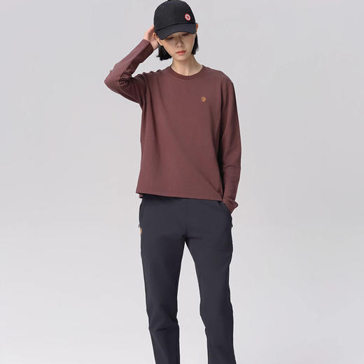 Fjallraven/北极狐女士圆领套头卫衣 2024秋冬新款羊毛保暖长袖01242272 商品图3
