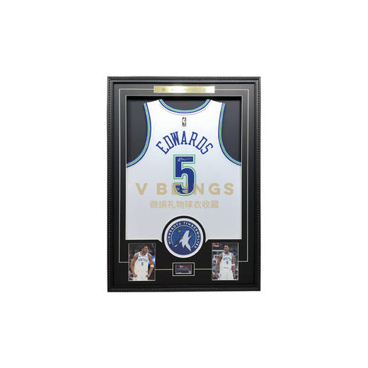 收藏系列 爱德华兹 5号白色球迷版 亲笔签名球衣 商品图0