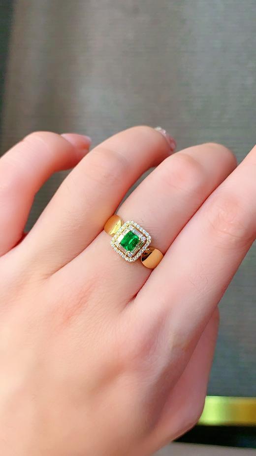 0.42ct 祖母绿戒指 商品图4