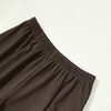 西遇咖色阔腿裤女新款宽松针织休闲裤松弛感长裤遛弯裤13542552 商品缩略图5