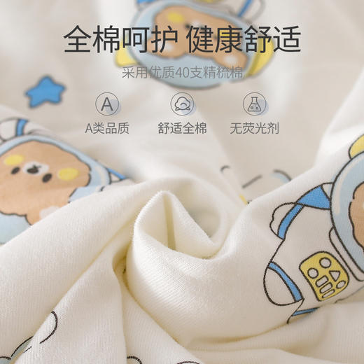 【云感保暖 舒适亲肤】婴幼儿分腿睡袋秋冬夹棉加厚长袖新生宝宝多功能睡衣四季用防踢被 商品图2