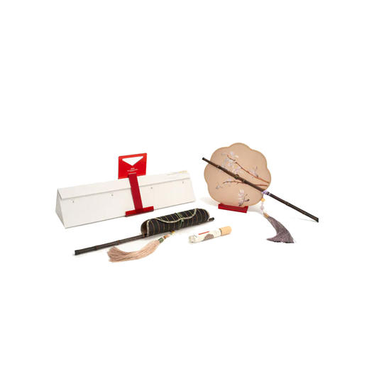 艷湘绣 清风徐来 湘绣腰扇 精品湖南特色长沙特产早秋新品 商品图0