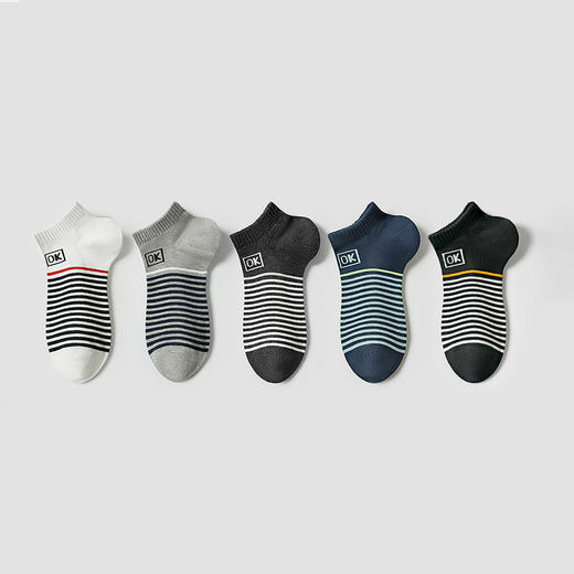 都市丽人都市锋尚船袜休闲系列精梳棉袜子男袜子FCTDD7 商品图1