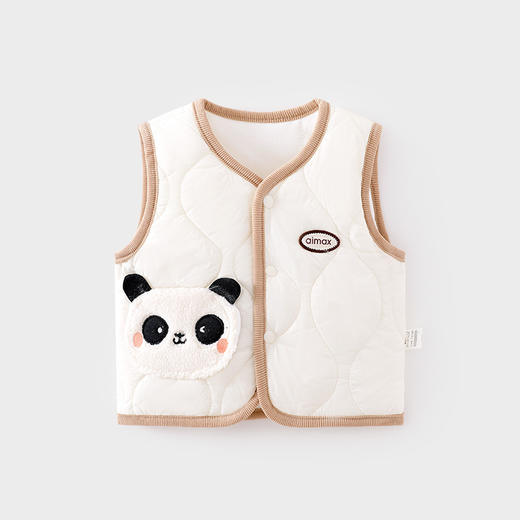 【婴儿护肚夹棉保暖马甲】秋冬季宝宝夹棉背心儿童坎肩马夹新生儿上衣 商品图0