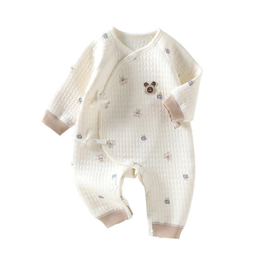 【婴儿三层保暖纯棉蝴蝶衣】连体衣秋冬季宝宝衣服初生儿新生儿衣服 商品图4