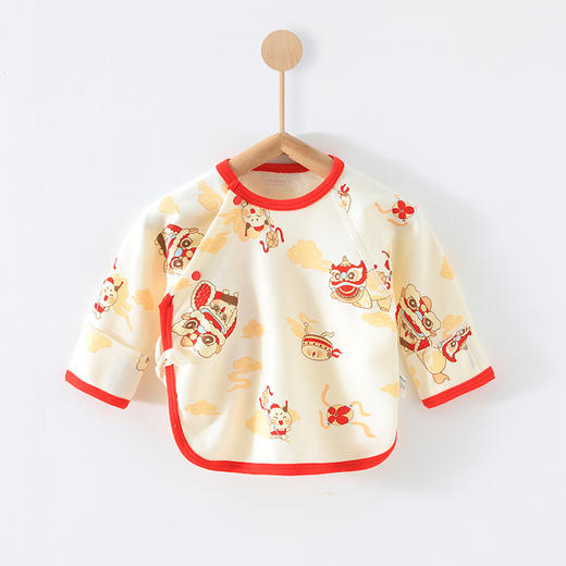 【新生儿无骨半背衣】a类宝宝春秋四季棉婴儿衣服和尚服童装 商品图3