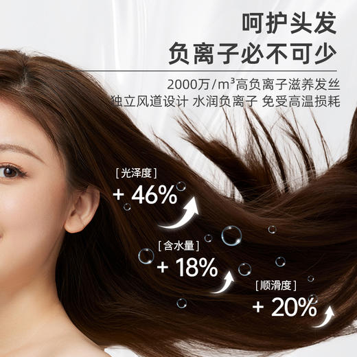 【自营】康佳 负离子大功率电吹风机家用小型学生宿舍用快速干发新款吹风机 KCFJ-18001(DS01) 商品图4