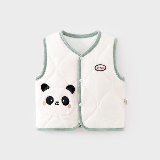 【婴儿护肚夹棉保暖马甲】秋冬季宝宝夹棉背心儿童坎肩马夹新生儿上衣 商品图1