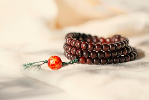 DQ0050°高品质印度小叶紫檀大漆手饰手串 商品图1