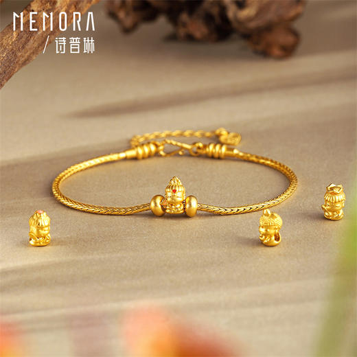 黄金本命佛 足金八大佛守护佛转运珠 菩萨佛男女礼物MEMORA诗普琳HPE223（线上专供) 商品图3