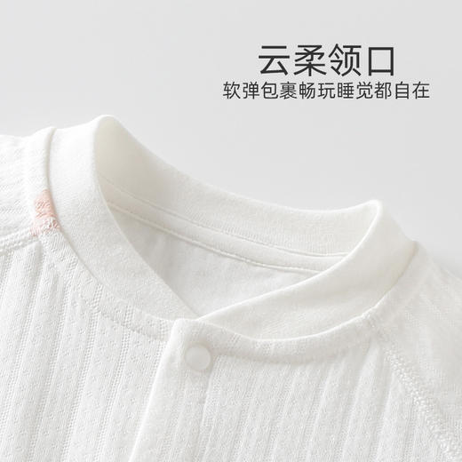 【新生儿小松果连体衣】a类春秋季纯棉连身衣宝宝哈衣长袖爬服初生婴儿衣服 商品图1