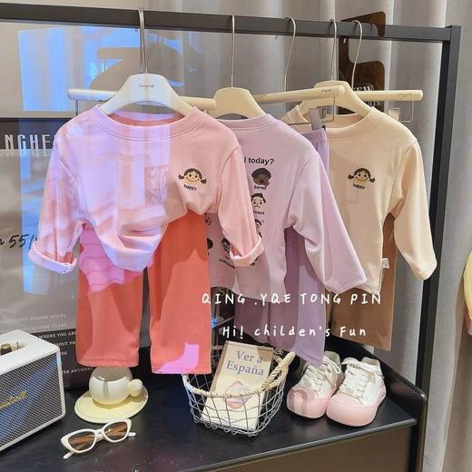 【儿童德绒家居服套装】2024秋冬新款女童保暖内衣套装韩版童装 商品图2