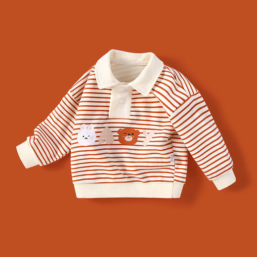 【一穿就有型，A类标准，软软弹弹】春秋季儿童卫衣 宝宝可爱上衣 婴儿衣服套头衫 小童长袖T恤 卡通外套-QQ 商品图9