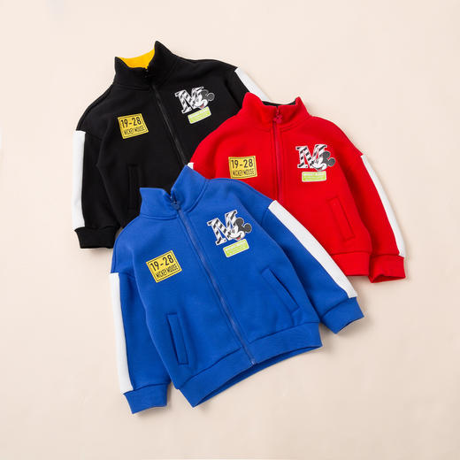 【商场同款】迪士尼秋季男童加绒前开外套223DS0663 商品图2