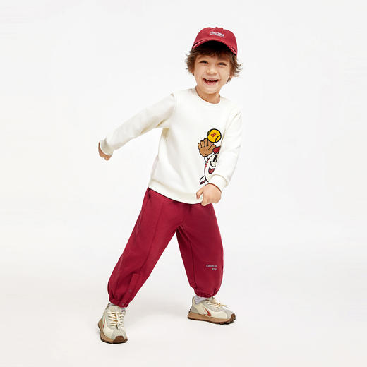 【5A级抗菌】男童萌趣印花卫衣新款安奈儿童装实体店同款XB431712 商品图5