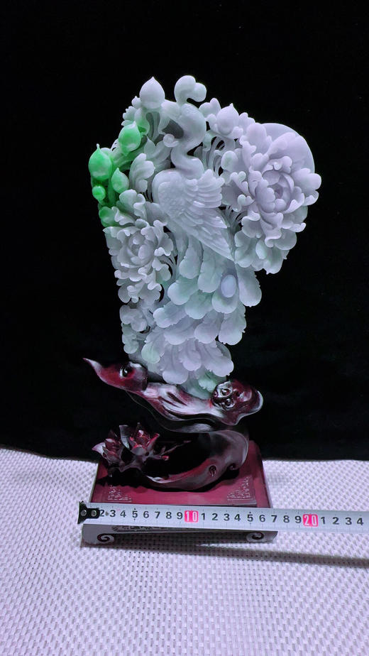 620324翡翠摆件【锦上添花】 商品图2