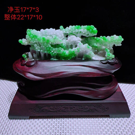 620325翡翠摆件【高山流水 发财树🌲】 商品图0