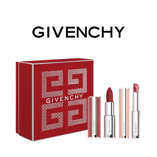 【1F】纪梵希【限定】爱意缠绵粉恋套装：棒棒糖唇膏2.8g+羊皮口红3.4g 商品图0