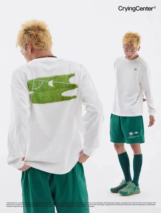 CryingCenter 足球草地长袖Tee 哭喊中心 商品图1