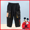 【商场同款】Disney/迪士尼秋季加绒男童长裤中国风休闲工装裤224DK0419 商品缩略图1