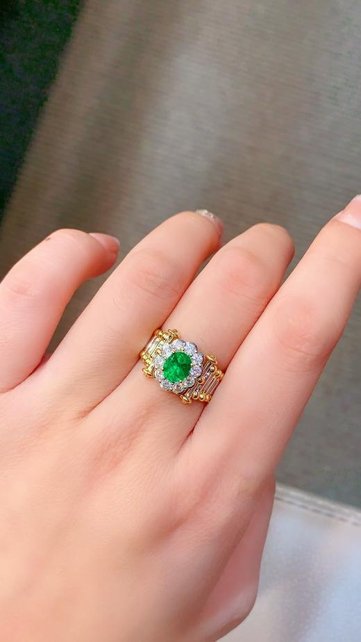 0.89ct 祖母绿戒指 商品图5