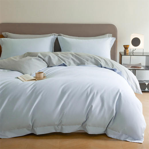 【全棉磨毛双拼四件套】全棉磨毛四件套秋冬厚款纯棉床品件套双拼标准床单款   良品 商品图8