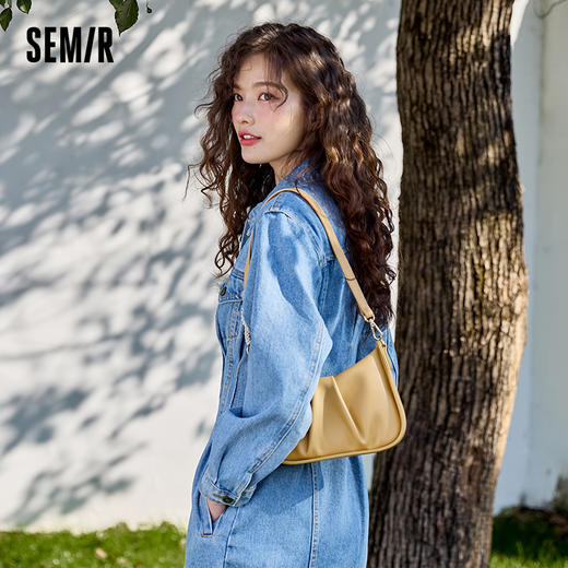 森马包包女夏新款腋下包质感小众女包时尚单肩包高级感女生斜挎包 商品图2