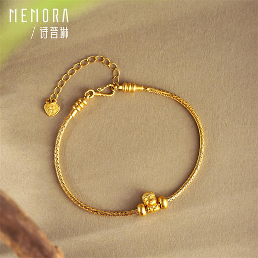 黄金本命佛 足金八大佛守护佛转运珠 菩萨佛男女礼物MEMORA诗普琳HPE223（线上专供) 商品图4