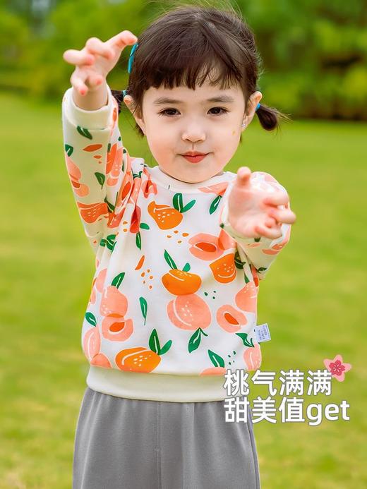 【一穿就有型，A类标准，软软弹弹】春秋季儿童卫衣 宝宝可爱上衣 婴儿衣服套头衫 小童长袖T恤 卡通外套-QQ 商品图3