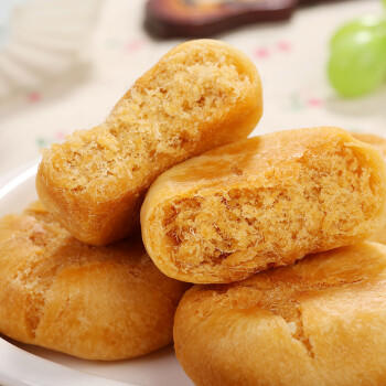 三只松鼠黄金肉松饼 早餐办公室特色小吃休闲零食网红点心456g/袋 商品图1