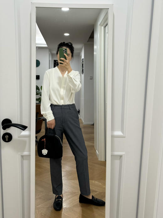 吐血推荐——春夏秋通勤Max好品质醋酸天丝四面弹显瘦西裤/烟管裤【包邮+三天无理由退huan 商品图5