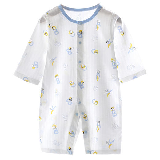 【缤纷色彩 清爽一夏】婴儿连体衣a类纯棉夏季薄新生儿宝宝衣服哈衣爬服空调服童装 商品图4