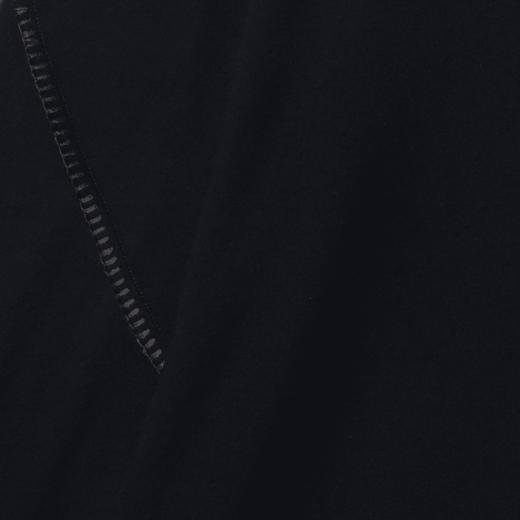 WY139秋冬插肩袖黑色装饰线解构时尚卫衣韩版宽松百搭圆领上衣 商品图4