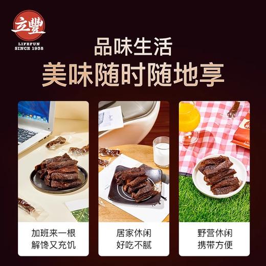 立丰风干牛肉干200g原味内蒙古牛肉干手撕正宗解馋零食独立小包装 商品图4