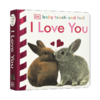 DK 宝宝触摸纸板书 我好爱你 英文原版 Baby Touch and Feel I Love You 幼儿英语启蒙认知亲子读物 感官触觉图画书 英文版书籍 商品缩略图1