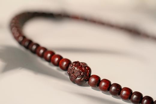 DQ0050°高品质印度小叶紫檀大漆手饰手串 商品图3