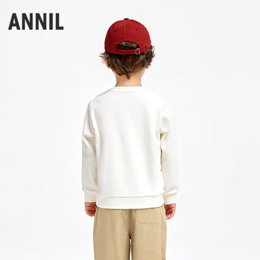 【5A级抗菌】男童萌趣印花卫衣新款安奈儿童装实体店同款XB431712 商品图2
