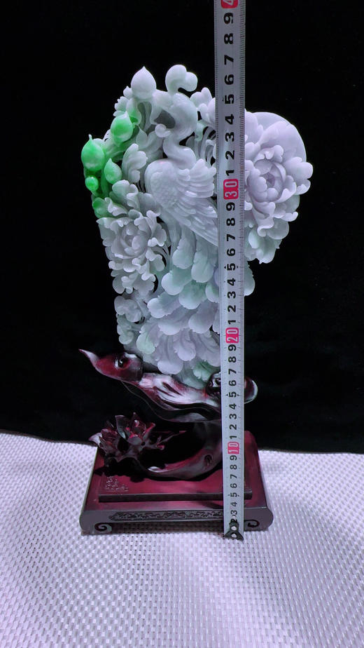 620324翡翠摆件【锦上添花】 商品图1