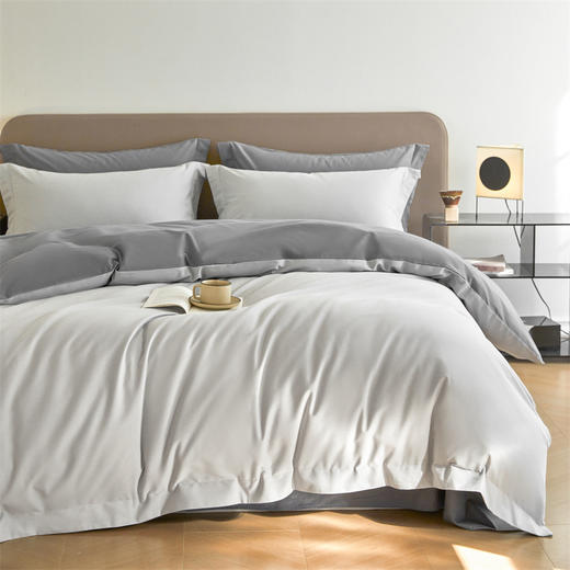 【全棉磨毛双拼四件套】全棉磨毛四件套秋冬厚款纯棉床品件套双拼标准床单款   良品 商品图6