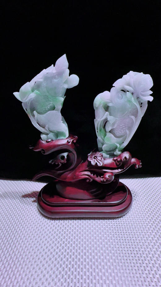 620329翡翠摆件【连年有余】 商品图3