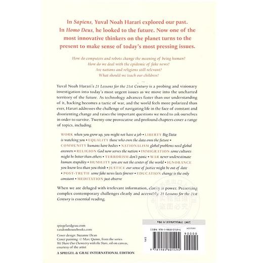 今日简史：人类命运大议题 英文原版 21 Lessons for the 21st Century 尤瓦尔赫拉利著 人类简史作者新作 Yuval Harari 商品图4