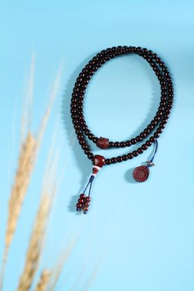 XYZT0218°小叶紫檀佛珠手串