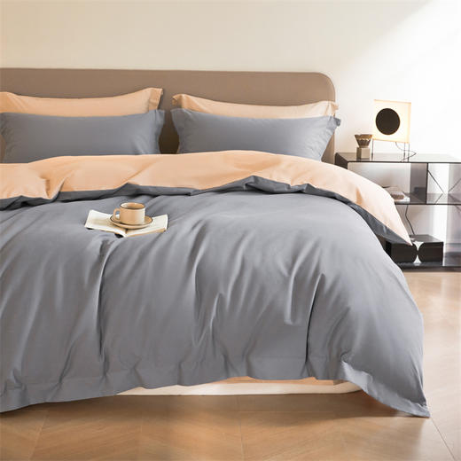 【全棉磨毛双拼四件套】全棉磨毛四件套秋冬厚款纯棉床品件套双拼标准床单款   良品 商品图10