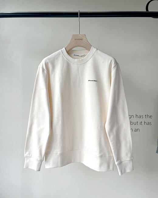 现货 THS 8.31-无 大王家 情侣款 mini字母logo印花圆领卫衣 2色 QI134 商品图8