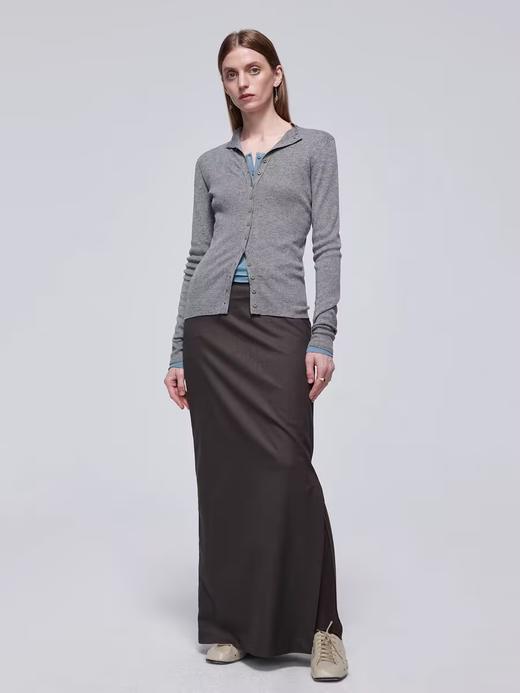 Simple Project/M24126/高领纽扣羊毛针织衫 商品图1